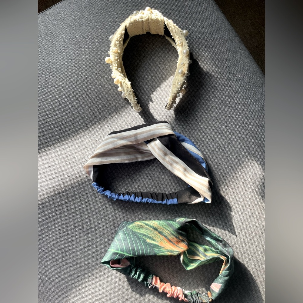 3 Head bands for $7, Summer Bright colorful headbands to mix match